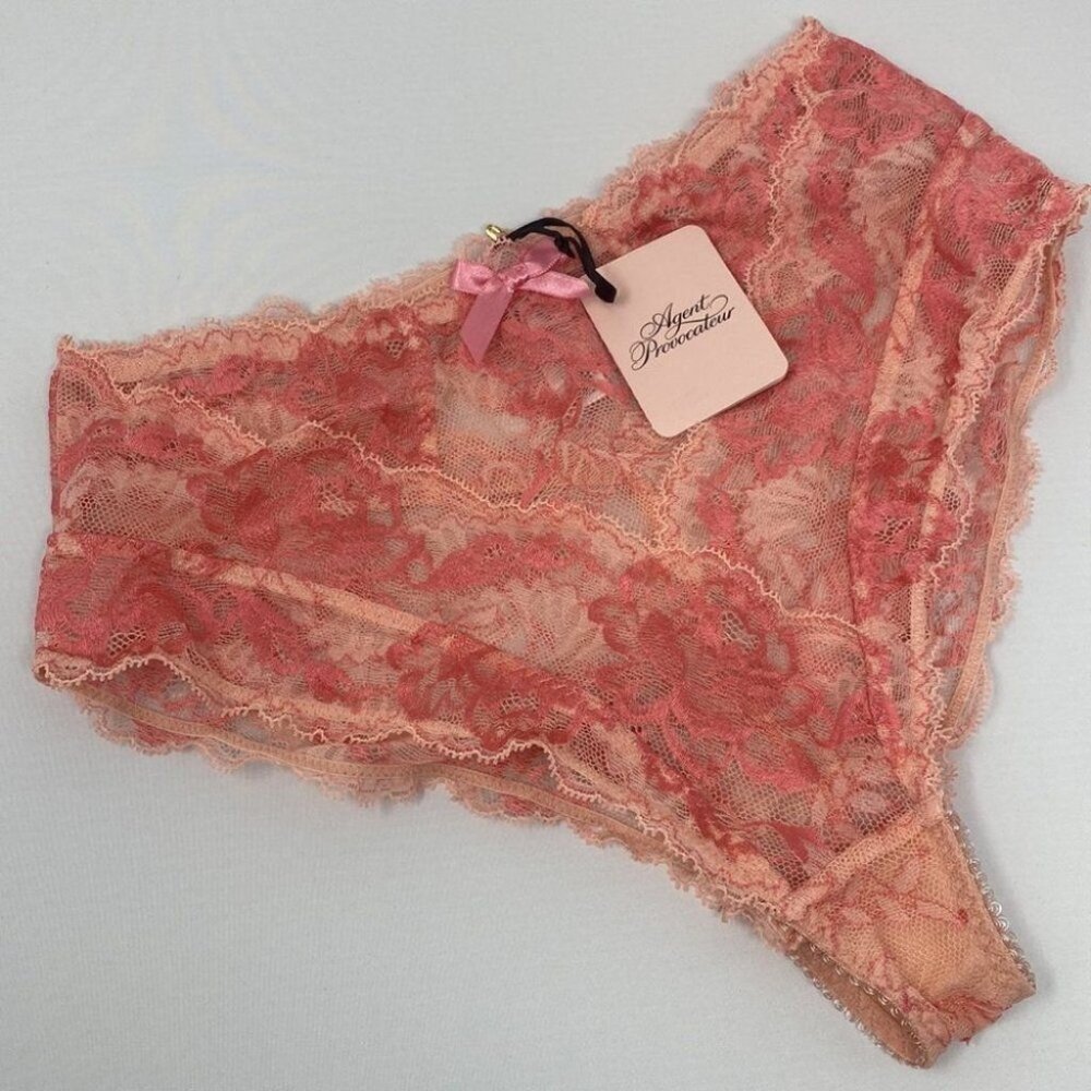 Agent Provocateur Lula Pink Big Brief AP4 Large NWT